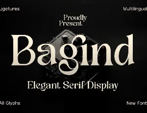 Bagind font