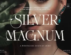 Silver Magnum font