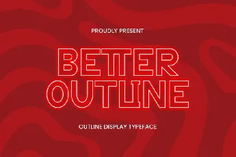 Better Outline font