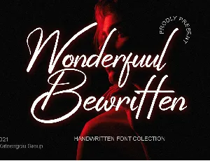 Wonderfuul Bewritten font