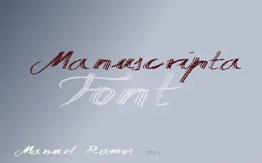 Manuscripta font