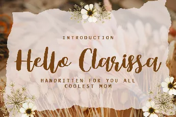 Hello Clarissa font