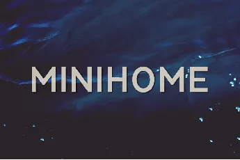 Minihome font