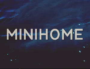 Minihome font