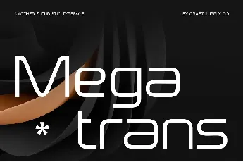 Megatrans Demo font