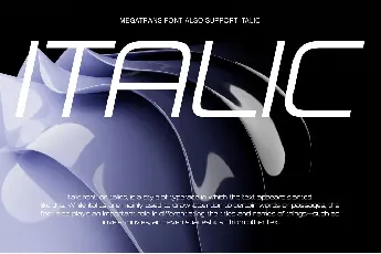 Megatrans Demo font