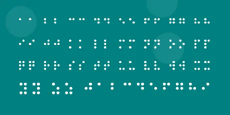 Braille font