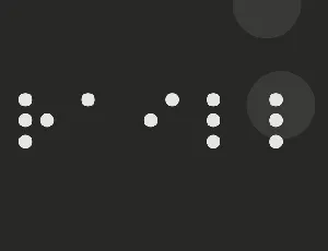 Braille font