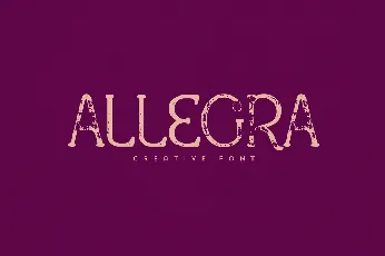 Allegra font