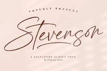 Stevenson font