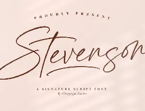 Stevenson font