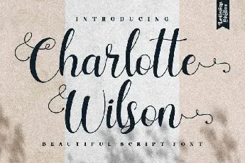 Charlotte Wilson Calligraphy font