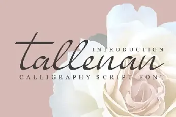 Tallenan Calligraphy font