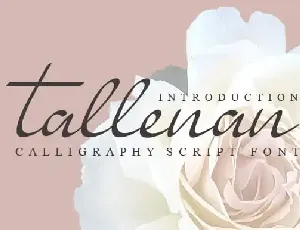 Tallenan Calligraphy font