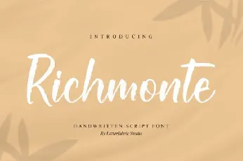 Richmonte font