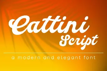 Cattini Script font