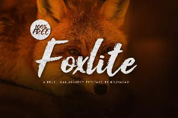 Foxlite font