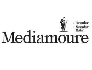 Mediamoure font