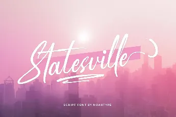 Statesville Demo font