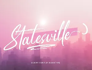 Statesville Demo font