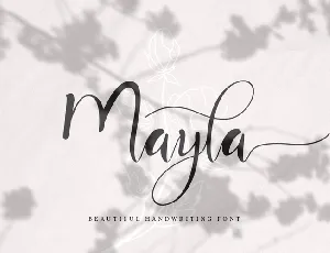 Mayla font