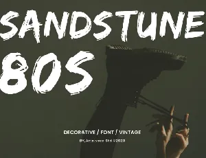 Sandstune font