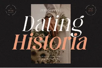 Dating Historia font