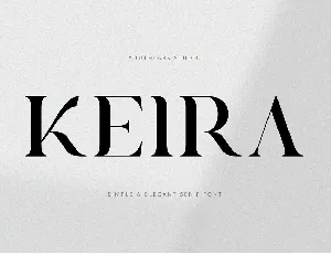 Keira Serif font