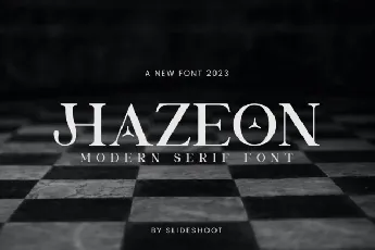 Hazeon font