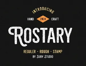 Rostary font