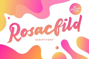 Rosacfild Bold Script font