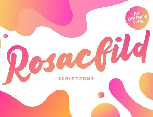 Rosacfild Bold Script font