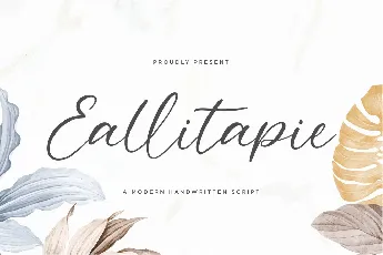 Eallitapie font