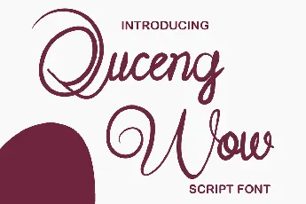 Quceng Woc font