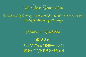 Quceng Woc font