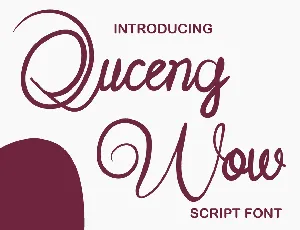 Quceng Woc font