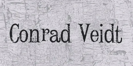 Conrad Veidt font