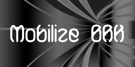 Mobilize BRK font