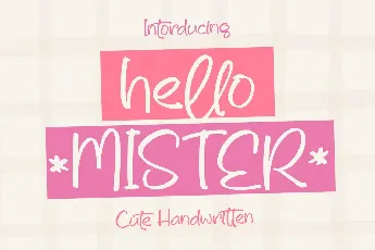 Hello Mister font