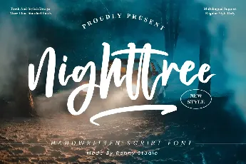 Nightree font