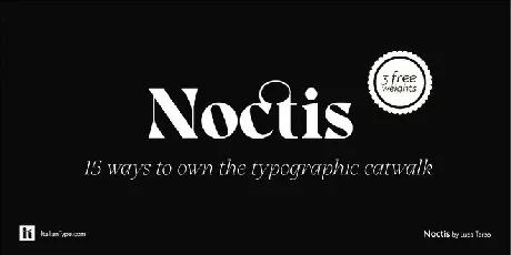 Noctis – Free Demo font