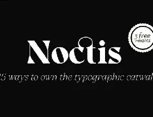 Noctis – Free Demo font