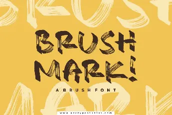 Brush Mark font