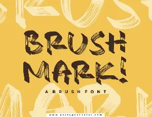 Brush Mark font