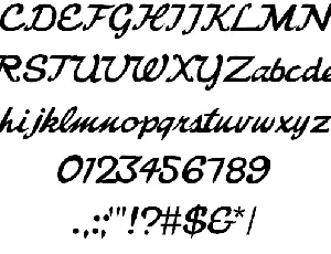 Freebrush Script font