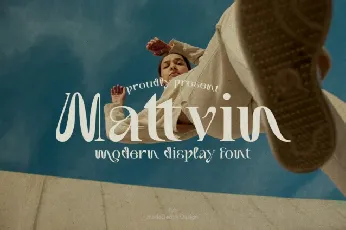 Mattvin font