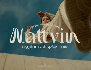 Mattvin font