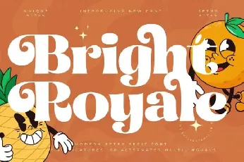 Bright Royale font