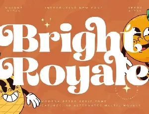 Bright Royale font