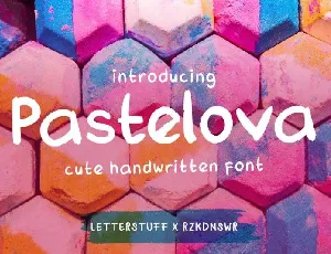 Pastelova Cute font